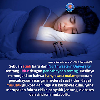 Tidur dengan lampu menyala